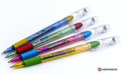 Pentel Krazy Pop Bold K91 Iridescent Gel Pens, 4-Color Set