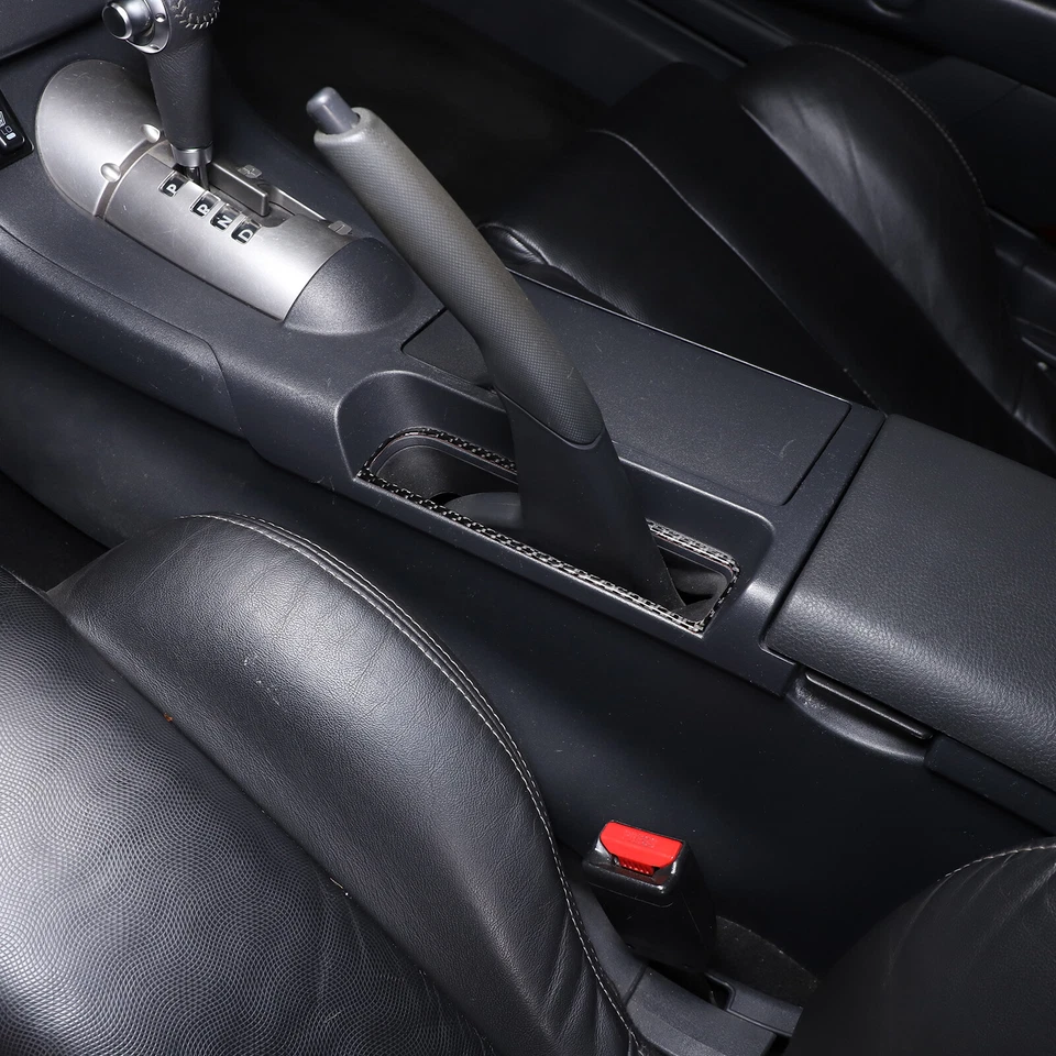 Adhesivo inferior freno de mano de fibra de carbono para Mitsubishi ECLIPSE 2006-2011 Foto 4 de 4