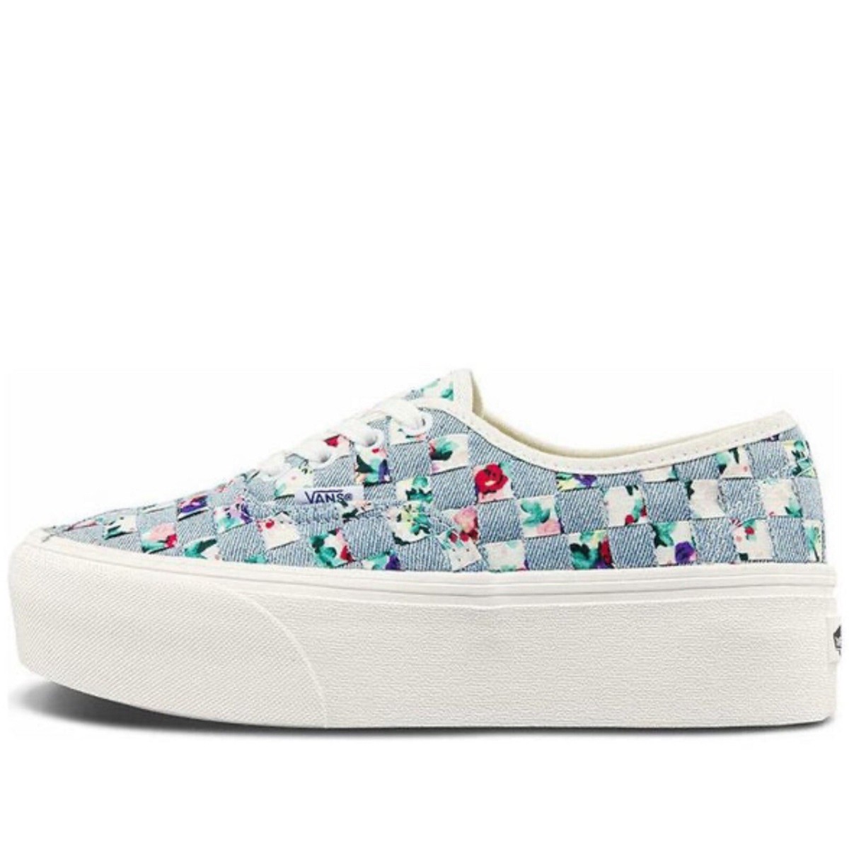 Vans Authentic Stacked Women's Platform Woven Multicolor Shoes Casual  Sneakers