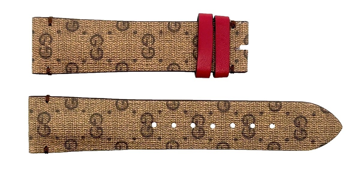 Gucci 20mm x 18mm Swiss Canvas Watch Strap Band | eBay