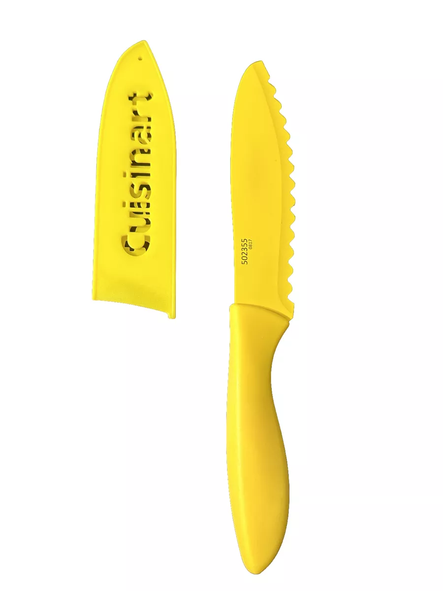 Cuisinart Knife Yellow Stealth Blade With Guard C5514PHSR-6SUT New Open Box