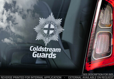 Coldstream Guards - Car Sticker - Royal Military Army Regiment Window ...