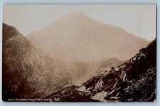 Conwy County Wales Postcard Snowdon from Capel Curig c1910 RPPC Photo