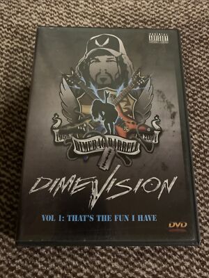 dimevision dimebag darrel 1966-2004 vol.1 thats the fun i have dvd all regions
