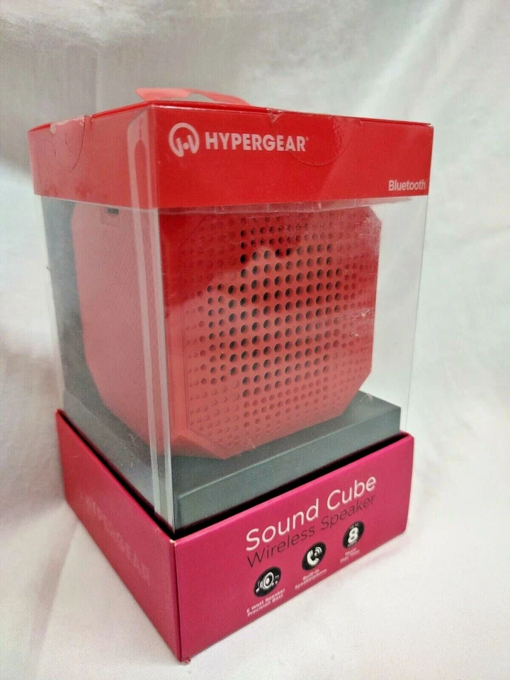 Altavoz portátil HyperGear Sound Cube BT inalámbrico recargable con micrófono incorporado Foto 3 de 3