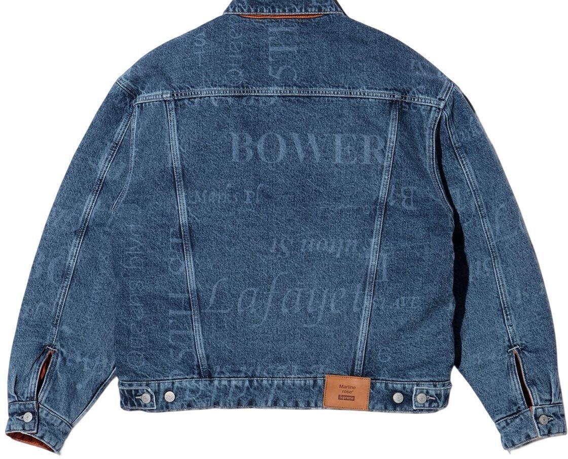 SUPREME®/MARTINE ROSE® REVERSIBLE TRUCKER JACKET Blue/Orange SUPREME®/MARTINE ROSE® REVERSIBLE TRUCKER JACKET Blue/Orange