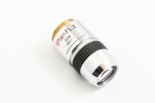Olympus SPlanFL 2x 0.08 160mm SPlan FL Fluorite Microscope Objective #5339 - Picture 3 of 8