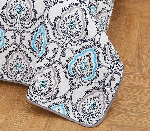 Juego de 4 colchas de cama reversible alternativa talla Queen King de lujo - Imagen 12 de 42