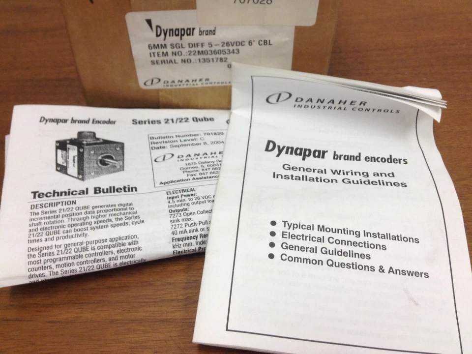 Dynapar Encoder - Model #22M03605343 - NEW - Image 3 of 4