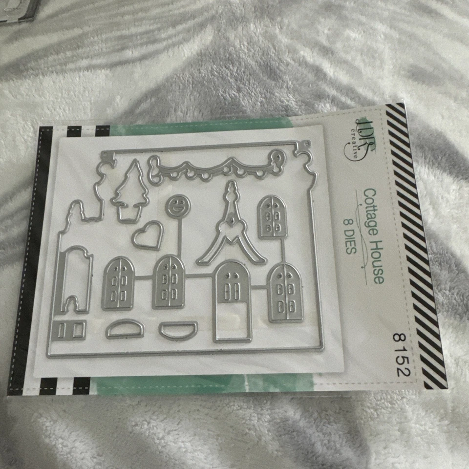 Juego de sellos y troqueles creativos LDRS Holiday Cheer 723253 nuevo LOTE DE 5 Foto 3 de 4