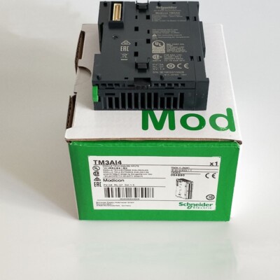 One Schneider TM3AI4 PLC Module Expedited Shipping New In Box