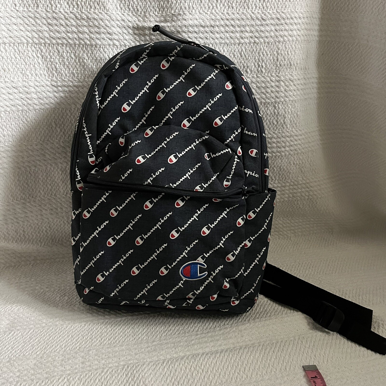 Champion Logo Design Small Backpack - Adjustable … - image 1