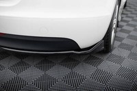 Heck Ansatz Flaps Diffusor FüR Audi TT 8J Schwarz Hochglanz HeckschüRze