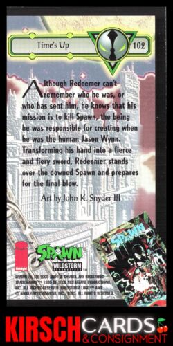 Time's Up 1995 WildStorm Spawn Widevision #102 - Imagen 2 de 2