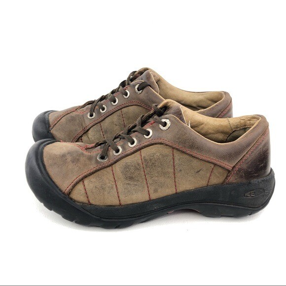 Scarpe basse da trekking Keen Presidio in pelle marrone da donna taglia 6 5 euro 37 outdoor