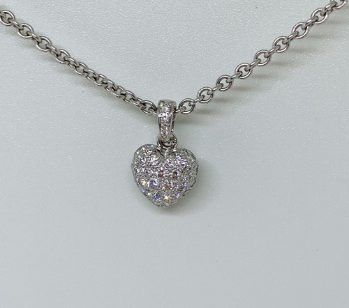 Cartier 18K White Gold Diamond Heart 