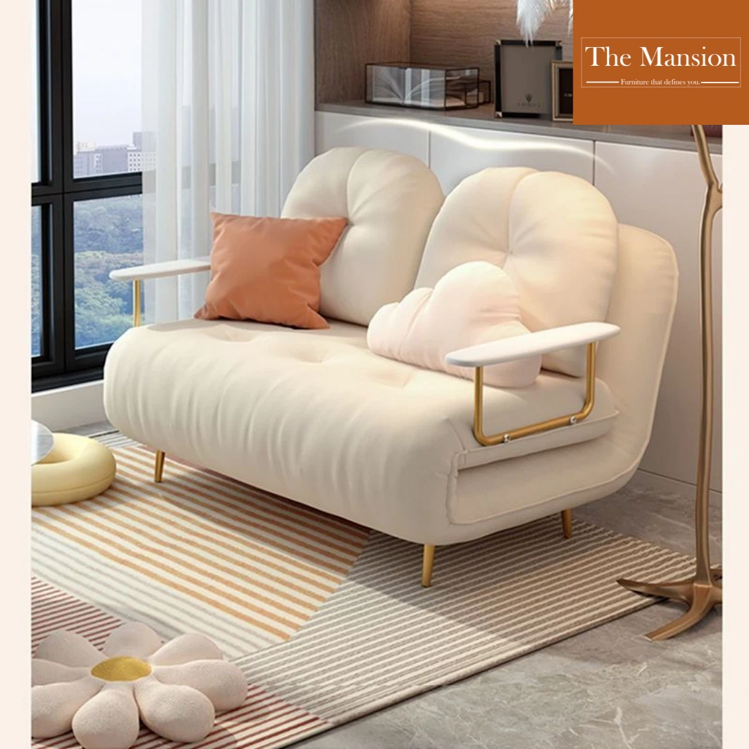 Modern Latex Sofa Bed With Three