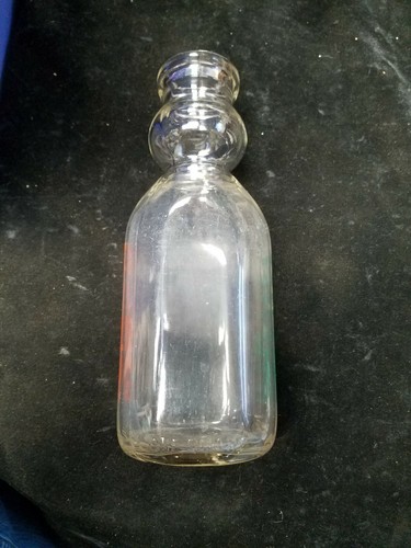 Vintage CREAM TOP Dairy Milk Bottle With Ice Cream Ad On Flip Side 9.5" - 第 2/5 張圖片