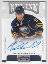2013-14 Panini Contenders NHL Ink #ICRU Chad Ruhwedel AUTO - Buffalo Sabres