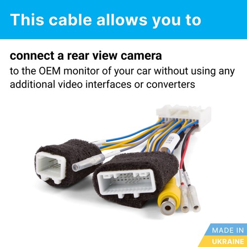 Car Camera Connection Wiring Harness for Nissan Rogue Micra Juke 24036BG00A - Picture 9 of 10