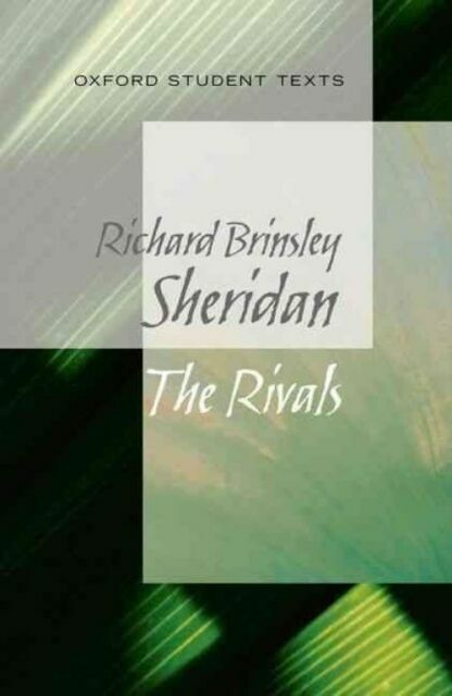 A Rival's Text Oxford Student Texts The Rivals ISBN 0199129568 Isbn-13 9780199129560 ...