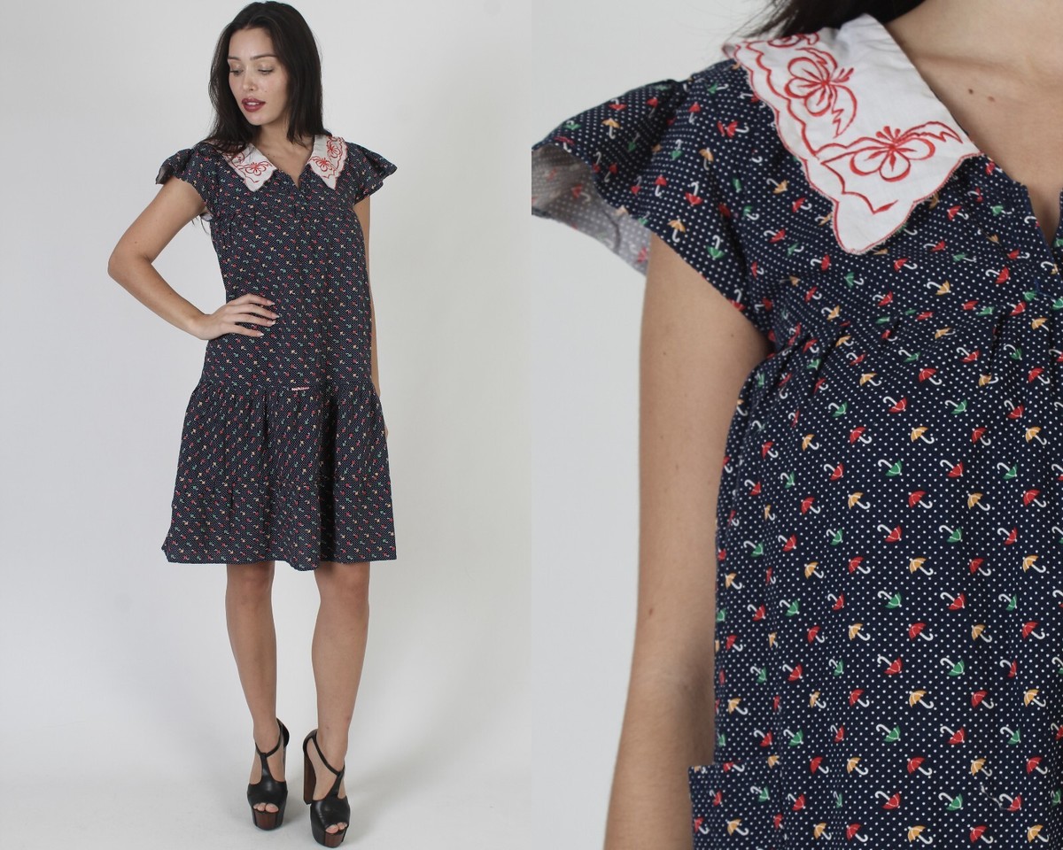 navy blue dress for baby girl Goblin umbrella
