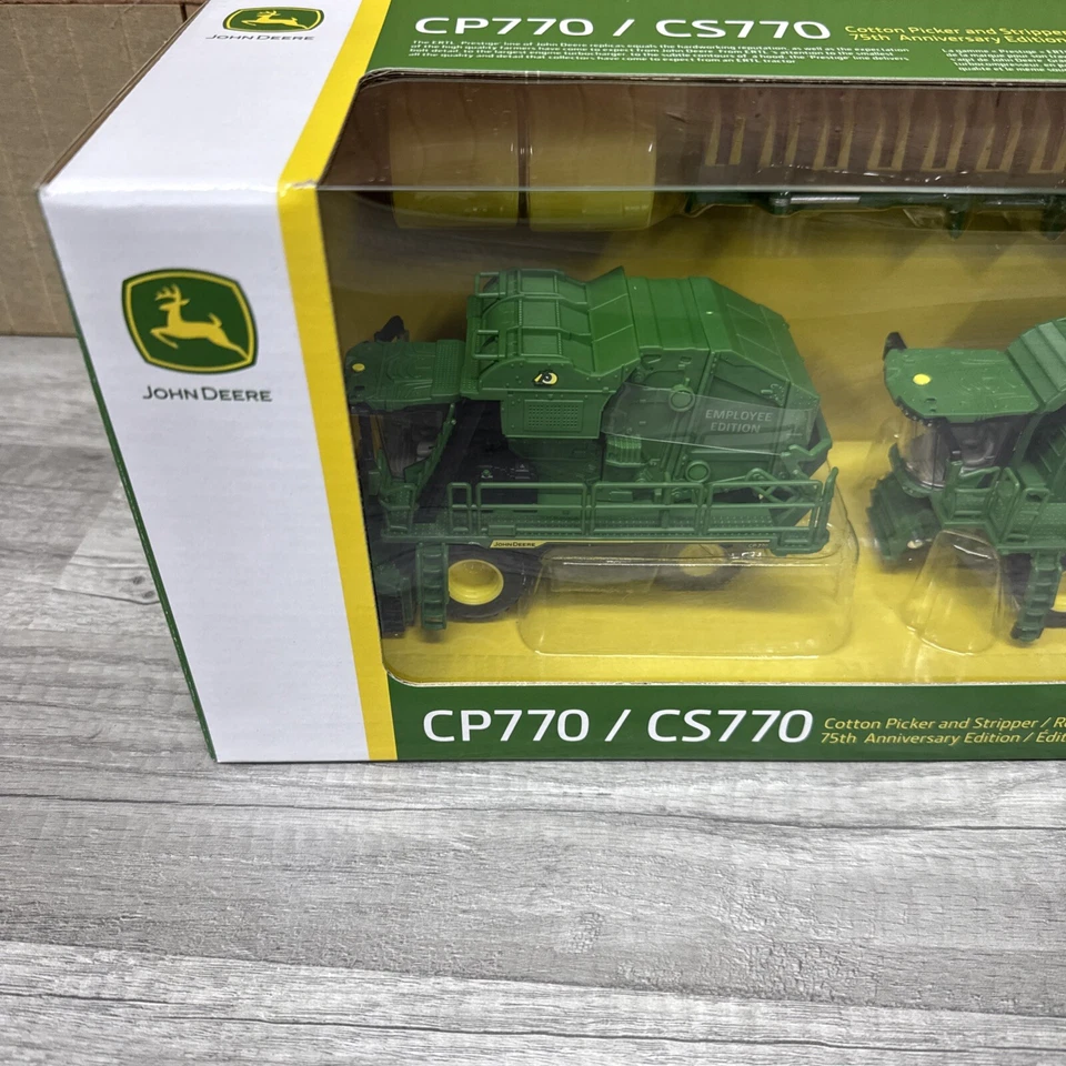 ERTL 1:64 John Deere CP770 CS770 Cotton Picker Stripper Employee Edition 1/750🔥 - Image 3 of 4