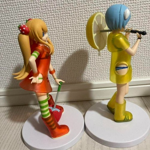SEGA Neon Genesis Evangelion Fruits punch Rei Asuka Figure Set Anime