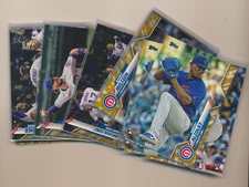 2020 Topps Factory Set Gold Star Parallel Star Players and Rookies Chicago Cubs