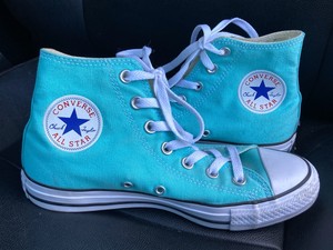 high top converse turquoise