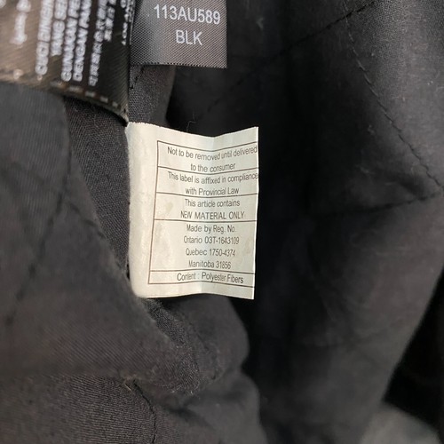 Guess Faux Leather Motorcycle Riding Bomber Jacket Mens XL Black Lined - Picture 15 of 21