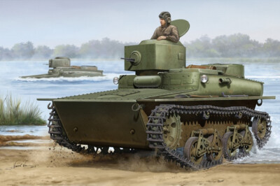 1/35 Soviet T-37 Amphibious Light Tank Early Hobby Boss 83818 Plastic Model Kit