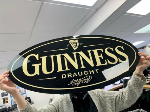 Guinness Draught St Patrick Day Irish Sign - E18Y - Afbeelding 1 van 3