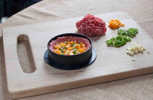 Non Stick 3-In-1 Stuffed Burger Press Hamburger Patty Molds Maker Sliders BBQ - Imagen 3 de 7