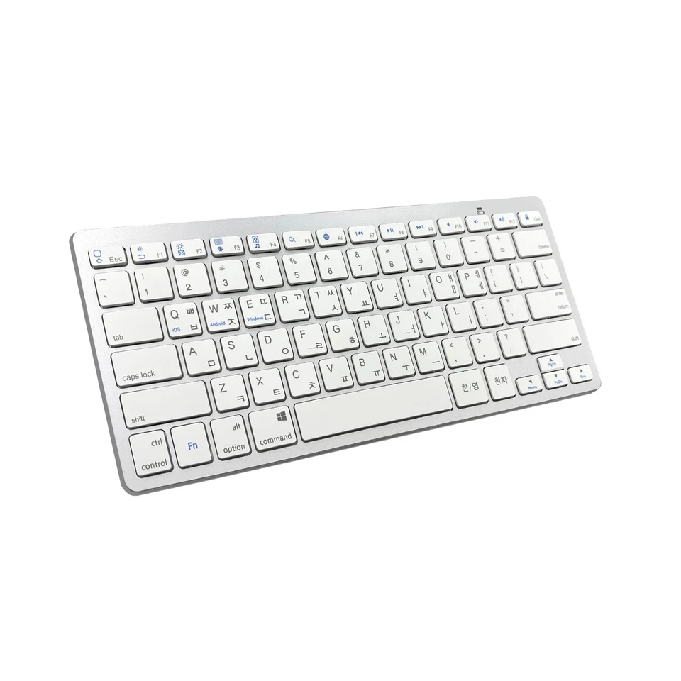 Korean Language Ultra-Thin Wireless Silent Keyboard 78-key Layout for PC& Tablet - Image 2 of 4