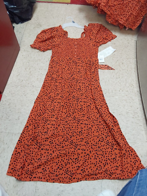 white dress orange flowers Vacanza Tie Strap Frill Mini Dress Floral White/Red