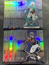 TRUE SILVER PRIZM 2022 Mosaic NFL Football Cards Vet & RC You Pick/Choose! READ*