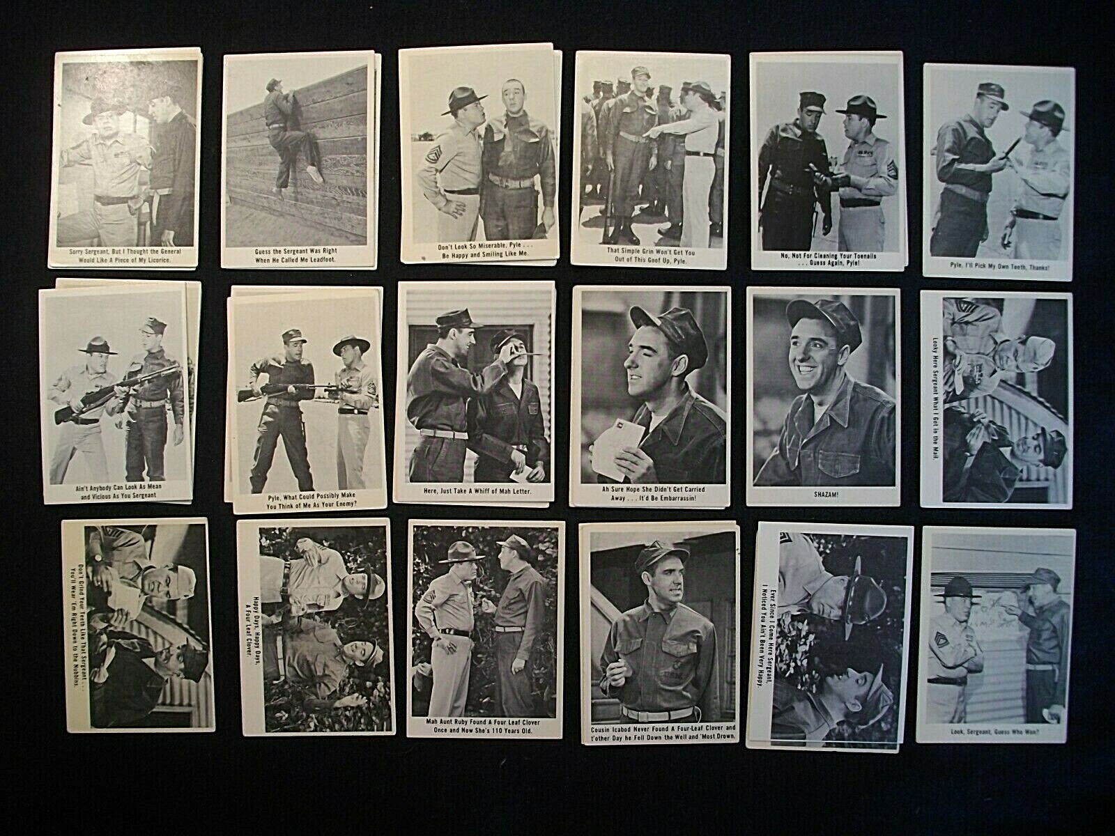 1965 Fleer GOMER PYLE USMC cards QUANTITY U PICK READ DESCRIPTION