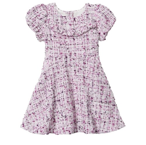 Maje Rirose Tweed Pink Short Sleeve Mini Dress sz 36 NEW | eBay