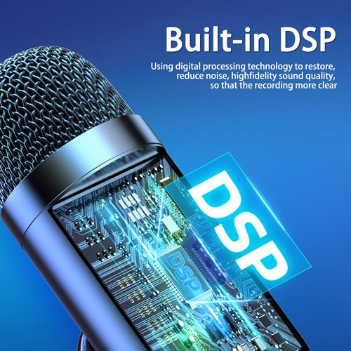 Compact USB Condenser Microphone Cardioid Mic YouTube Podcast for Android Phone - Picture 5 of 13