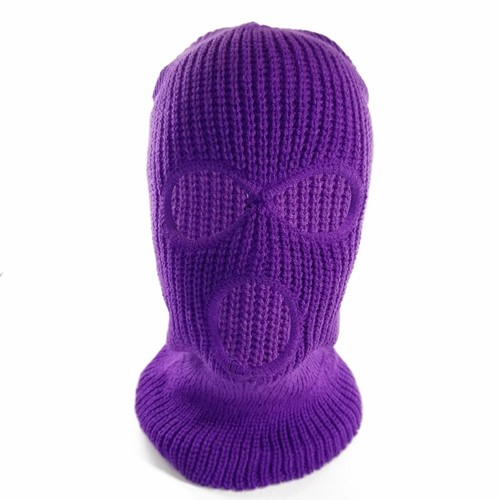 Ski Mask Full Face Balaclavas Winter Tactical Ski Snowboard 3 Holes Beanie Color - Picture 56 of 56