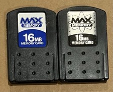 Two 16MB Memory Cards For Sony PlayStation 2 PS2 Tested And Working