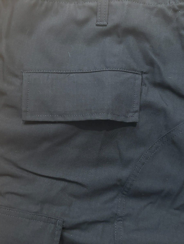 NWT GALLS MENS BLACK LARGE REGULAR 6 POCKET POLY COTTON RIPSTOP BDU PANTS - Picture 6 of 10