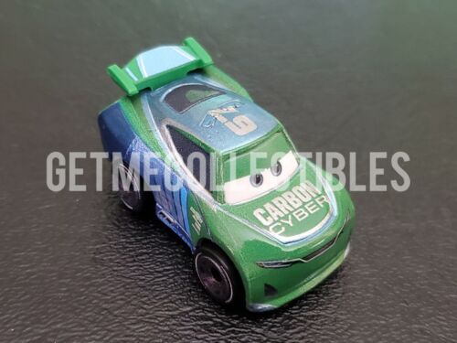 DISNEY CARS MINI RACERS JIM REVERICK CARBON CYBER 2022 BOX #6 FREE SHIP $15 - Afbeelding 1 van 3