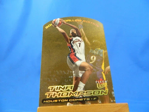 Tina Thompson Fleer Ultra WNBA 2000 Gold Medallion Die Cut
