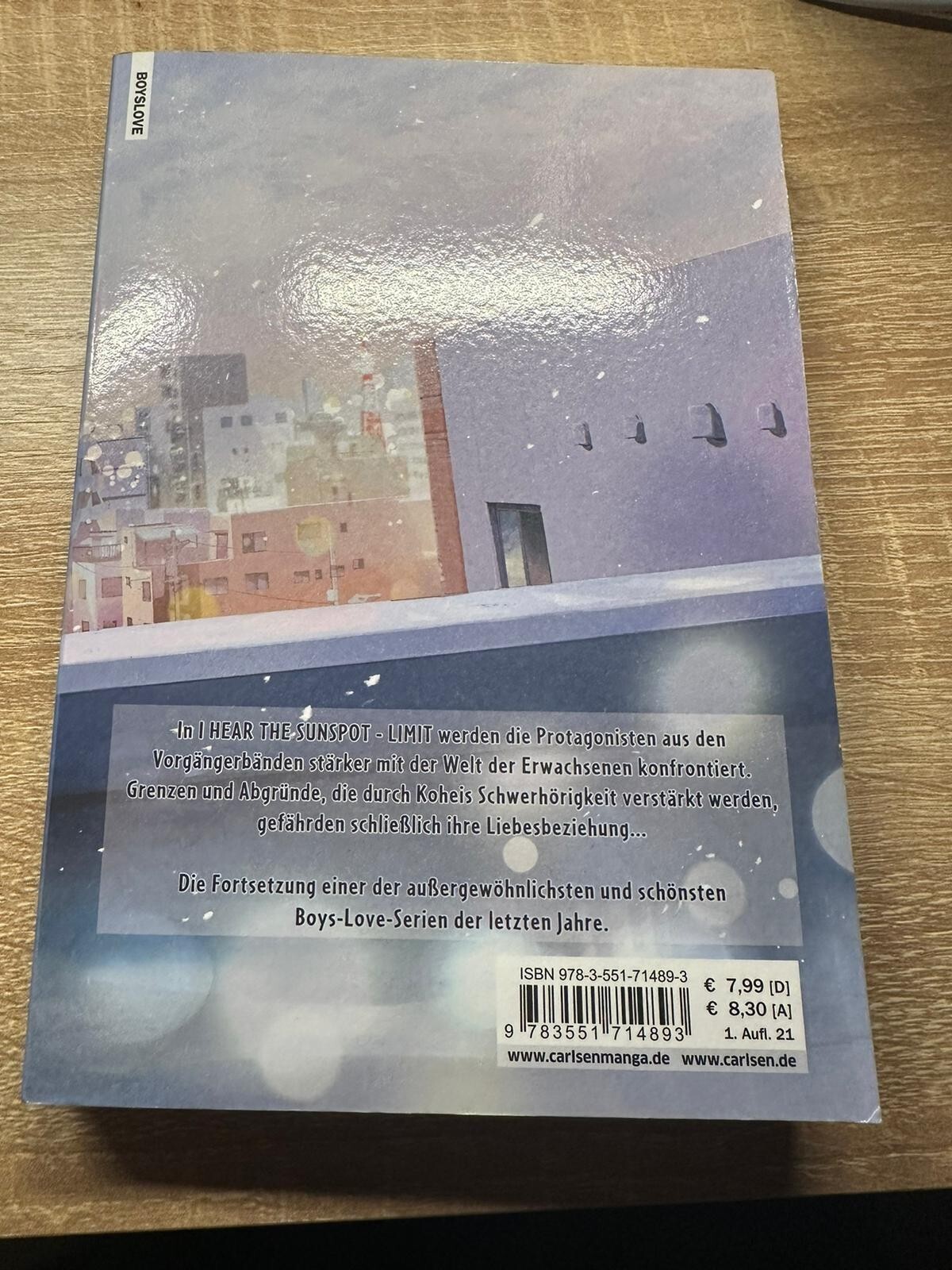 Thumbnail - I Hear The Sunspot - Limit 1 (1) Von Fumino, Yuki | Buch | Zustand