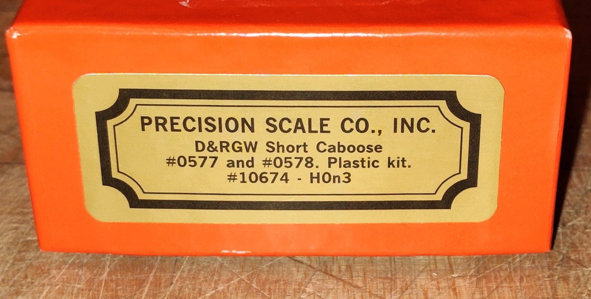 PFM  Sn3  D&RGW SHORT CABOOSE 完成品 HO Brass PFM - Pacific Fast Mail D&RGW - Denver & Rio Grande
