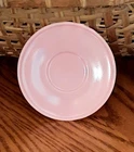 Vtg Euc Hazel Atlas New Century Little Hostess Pink Milk Glass Saucer For Kids!