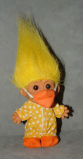 Troll Doll 4 1/2" Russ Easter Yellow Chicken Duck