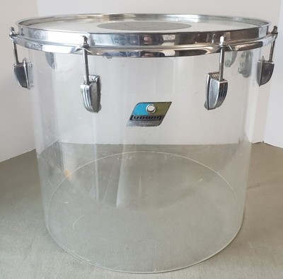 1970's LUDWIG USA CLASSIC 16'' CLEAR VISTALITE FLOOR TOM 